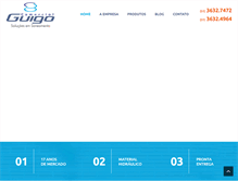 Tablet Screenshot of comercialguigo.com.br